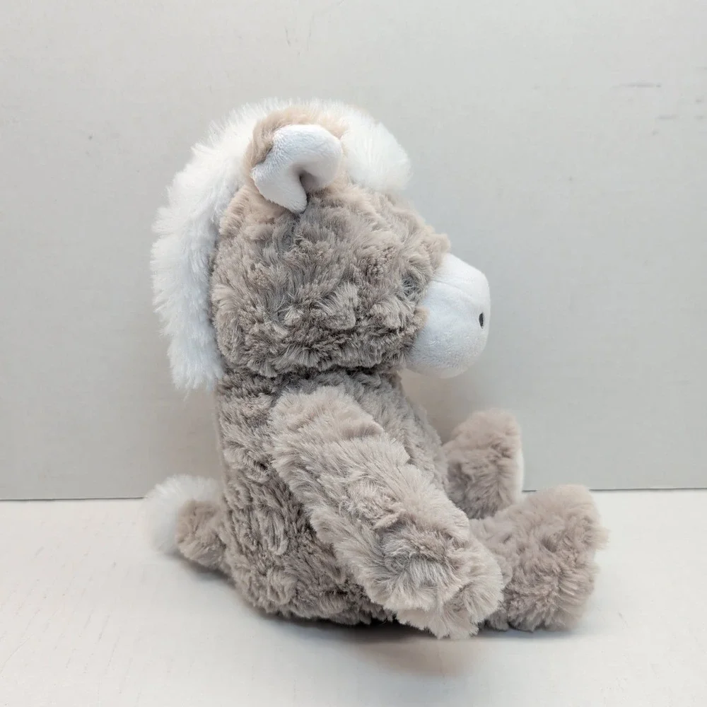 Carters Grey Donkey Plush Stuffed Animal White Mane Tail 67796 2019 11 Inch